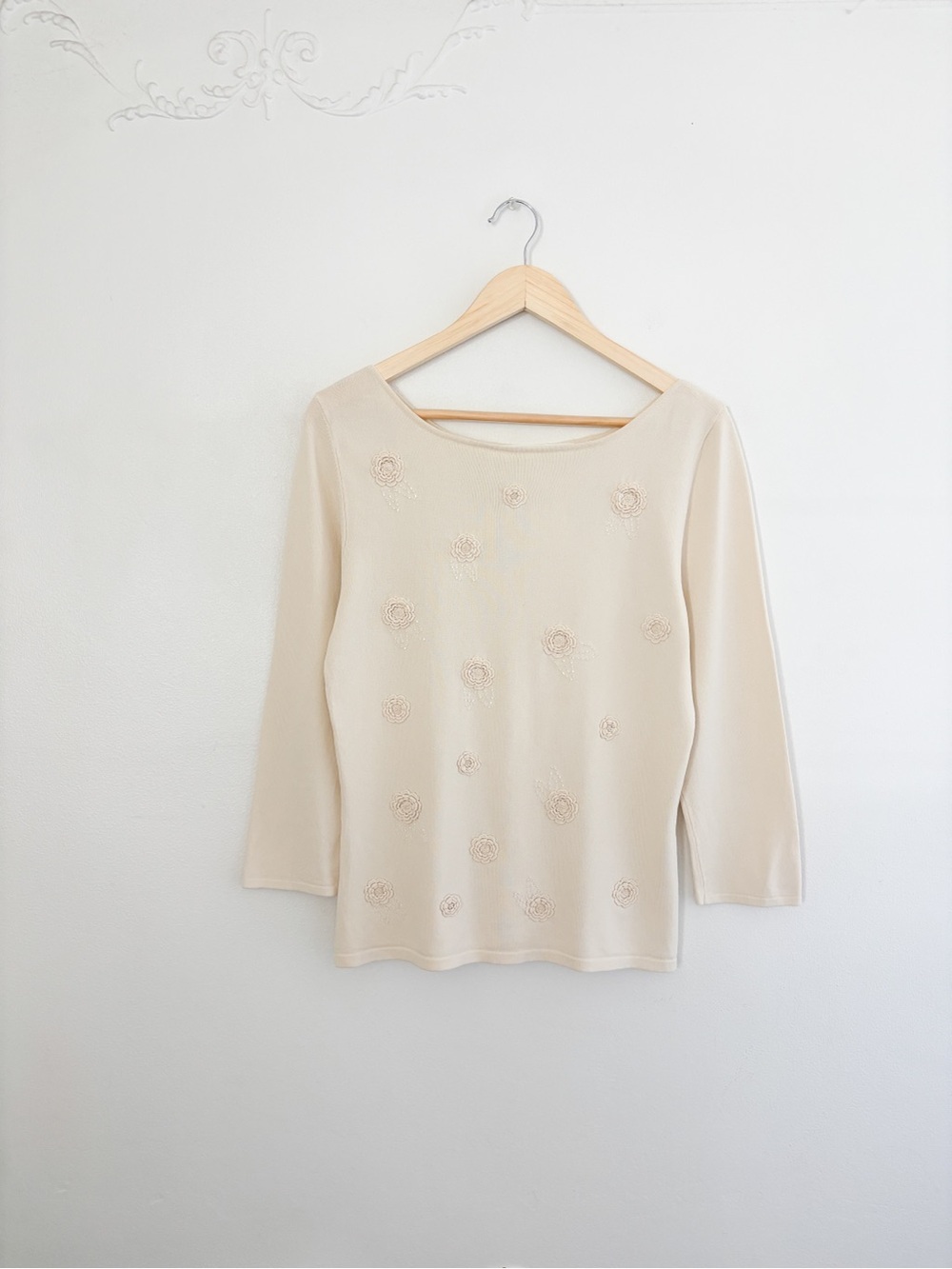 Vintage Floral Embroidered Top